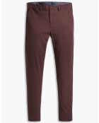 Pantalon chino Smart Supreme Flex Taper marron